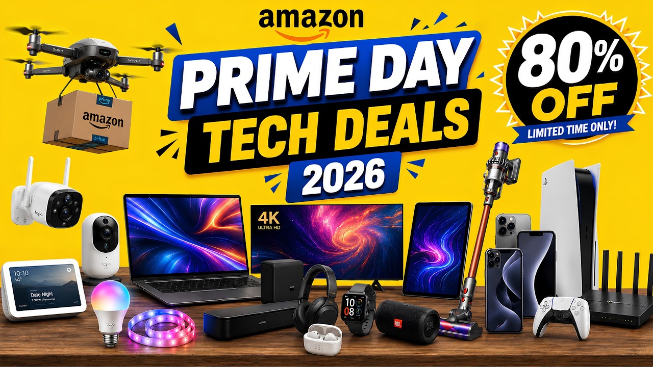 41 лучшая скидка на технику в Amazon Prime Day 2026 &mdash; СКИДКИ ДО 80%!