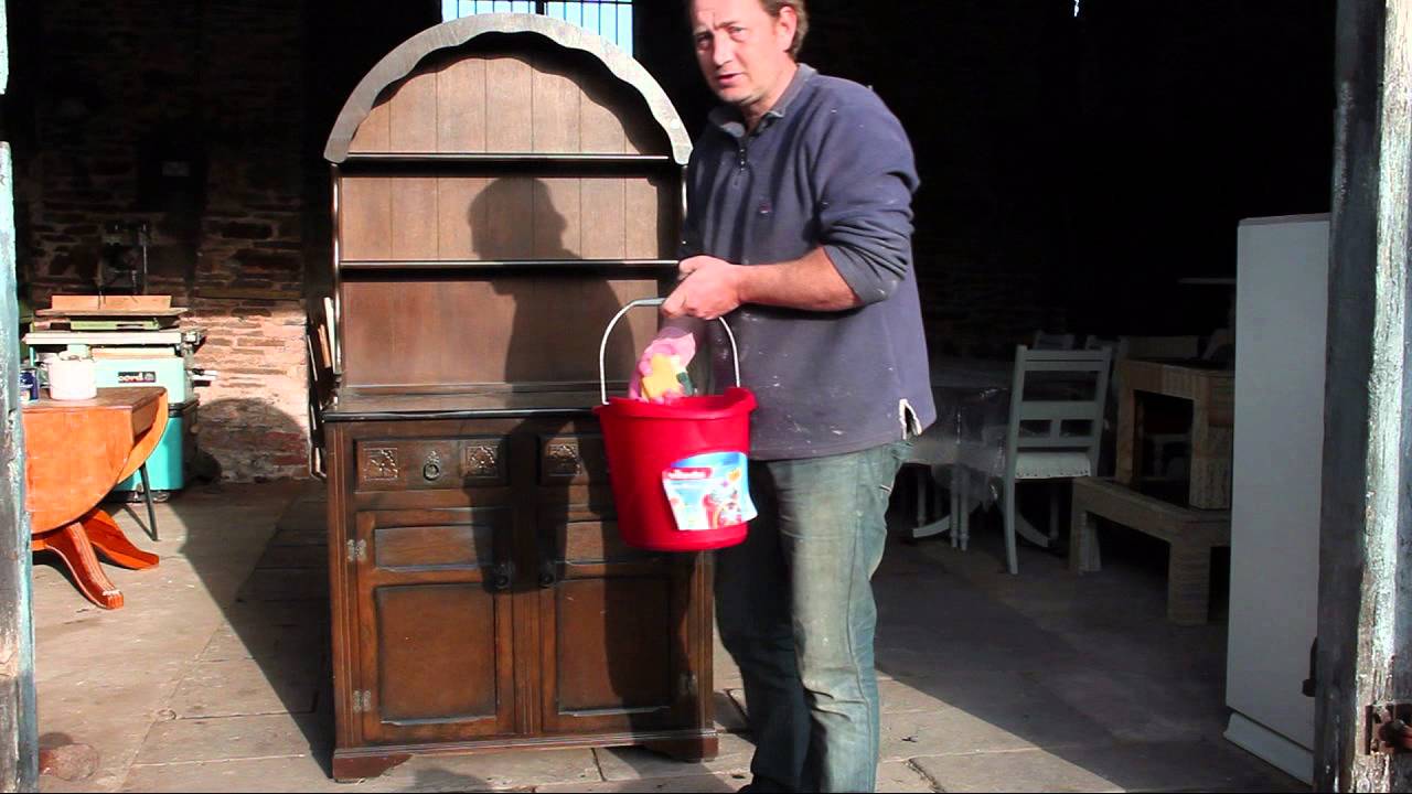how to shabby chic furniture welsh dresser part 1 preparation tutorial guide