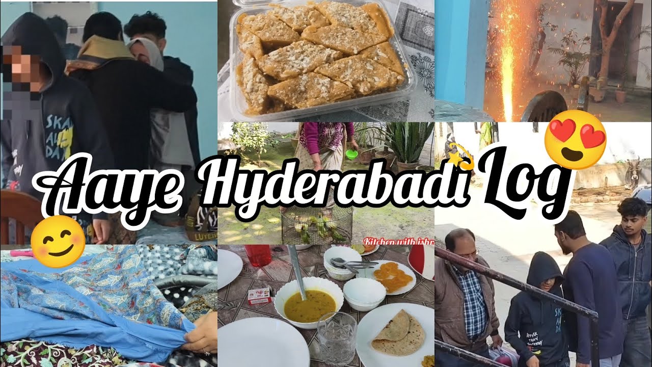 Hyderabad se aaye apne 😊my sister made chane ka halwa 😋Day 1 of happiness 😍