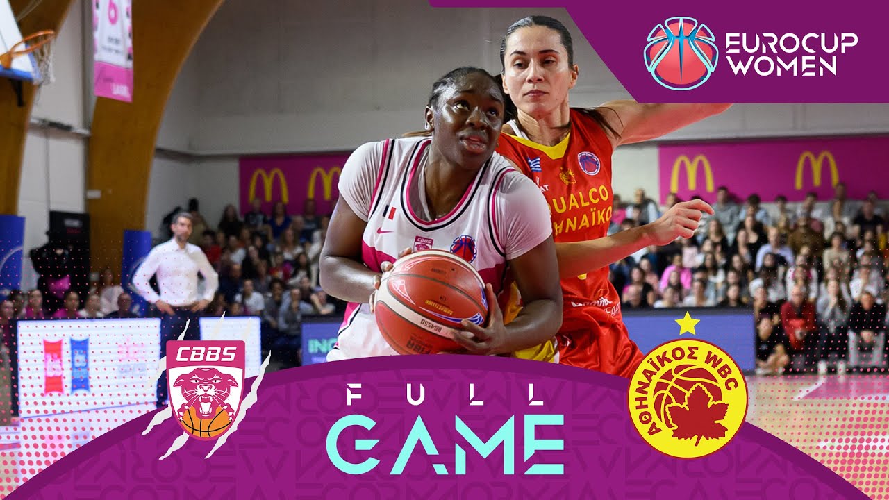 Regular Season | Charnay Basket v Athinaikos Qualco | Full Basketball Game | EuroCup Women 2025-26