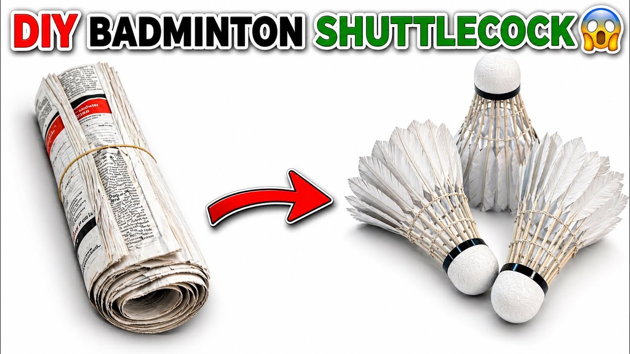 how to make shuttlecock | how to make shuttlecock with paper | how to make shuttlecock at home |
