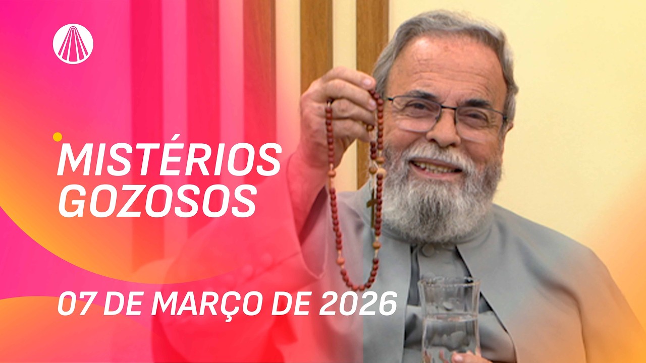 Terço de Aparecida com Pe. Antonio Maria - 07 de março 2026 [Mistérios Gozosos]
