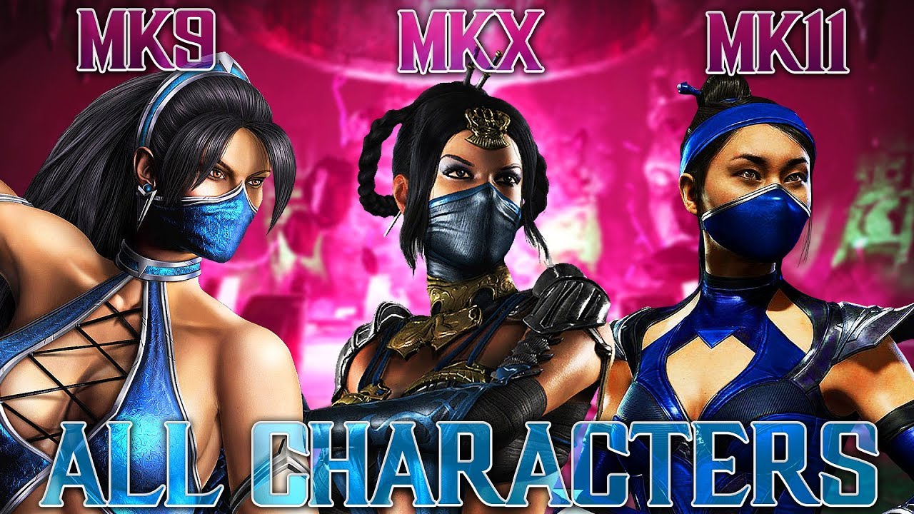 MORTAL KOMBAT 11 All Characters Compared to MK9 and MKX (MK11 Full Roster)