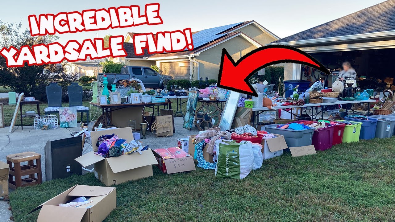 It Was Just SITTING There At The YARDSALE...