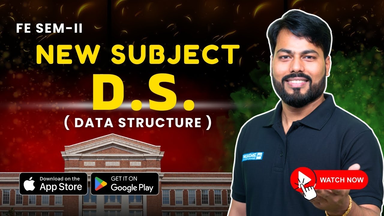 Introduction to Data Structure | FE Engineering Sem 2 | All Universities | NITIN SIR