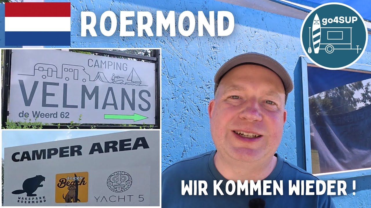 Campingplatz Velmans und Camper Area sowie Stadttour und Designer Outlet Roermond NL