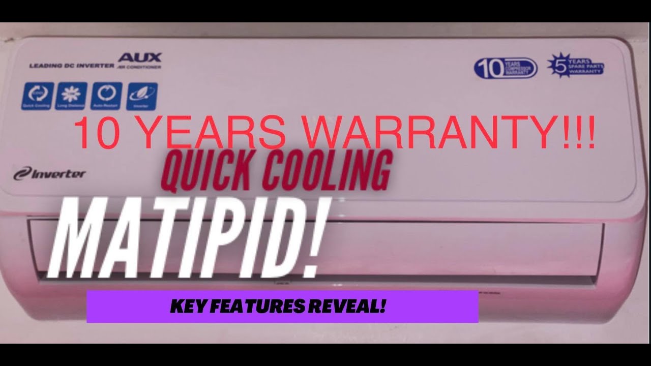 SPLIT TYPE INVERTER AIRCON REVIEW | AUX | TIPID NA AIRCON | QUICK COOLING