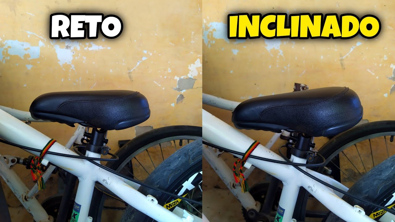 COMO DEIXAR O BANCO DA BIKE INCLINADO?