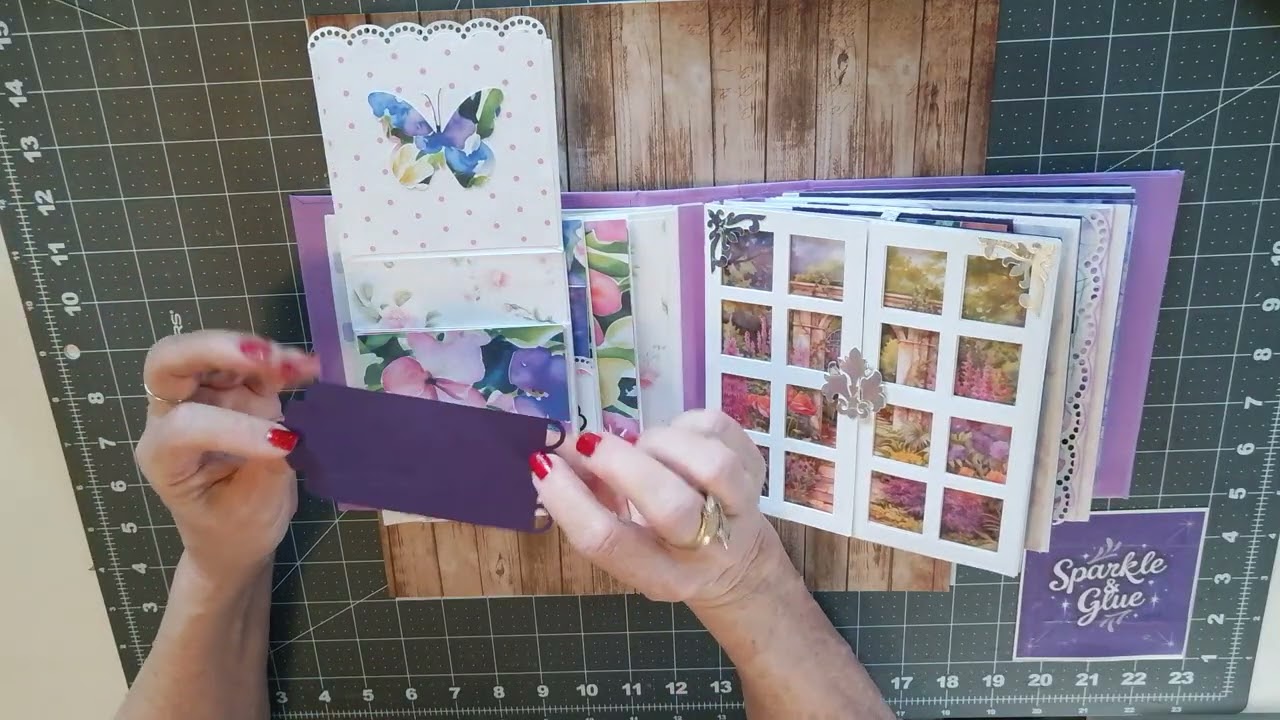 6 x 6 Mini Album Share with  pockets, flips, and gatefolds