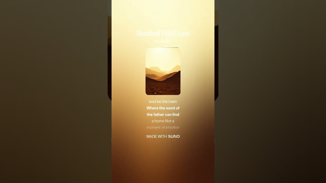 Hundred Fold Grace#christianmusic