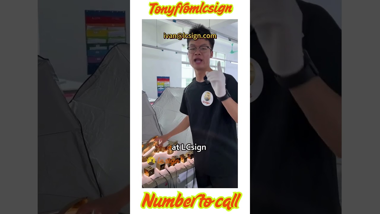 Number to call | Tony Led Sign Compilation | Tony LC Sign Compilation 