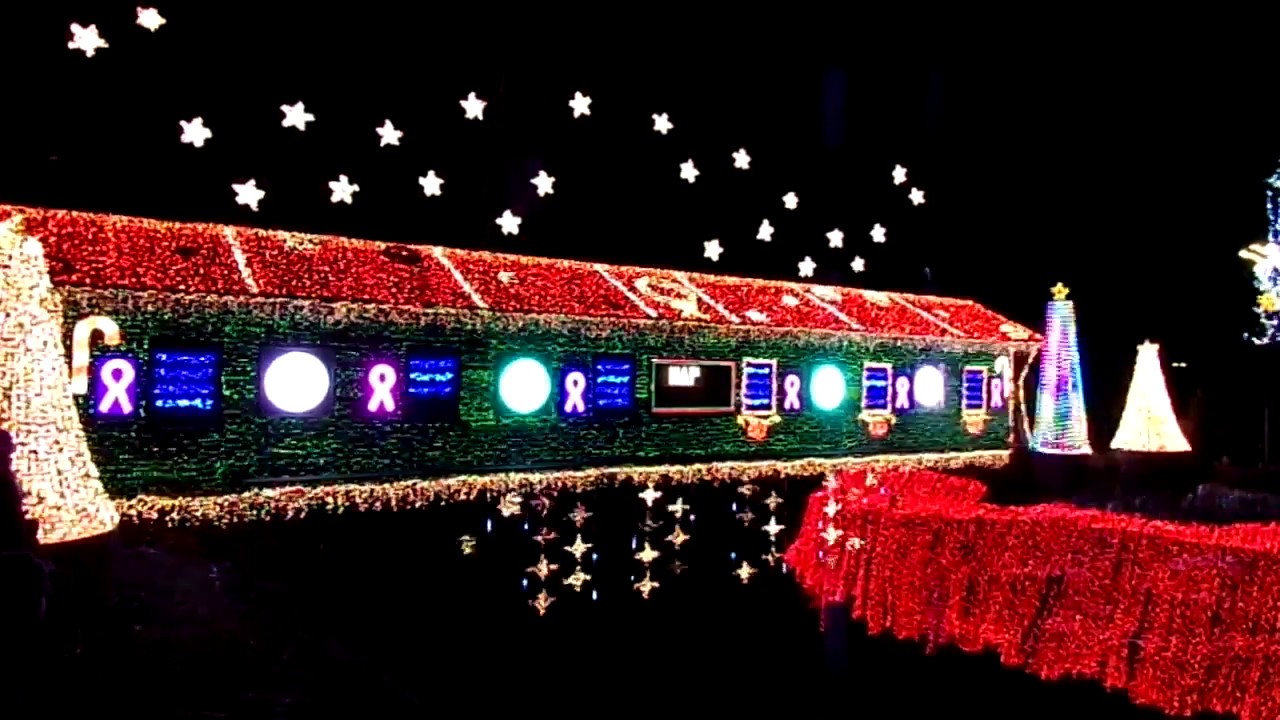 THE Covered Bridge Light Show - Clifton Mill, OHIO
