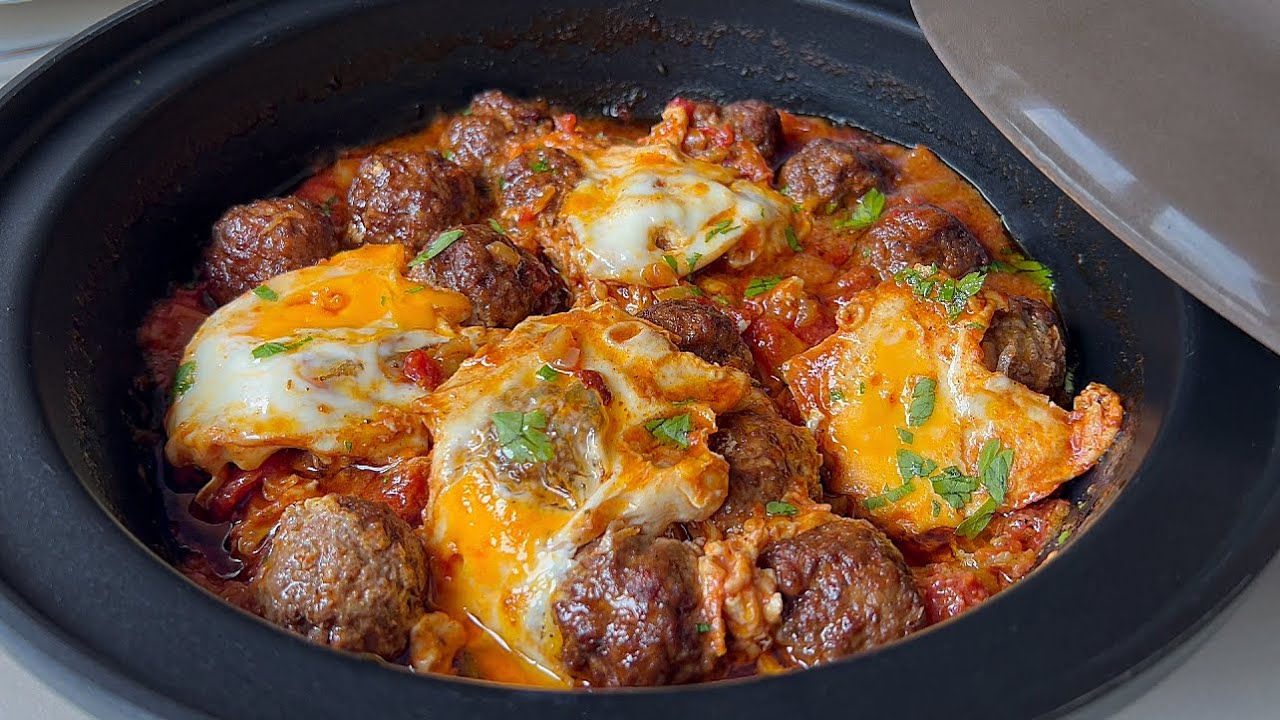 BOULETTES DE VIANDE DE BŒUF AUX ŒUFS.