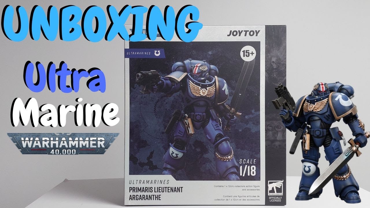 UNBOXING de JOYTOY Teniente Ultramarine Primaris