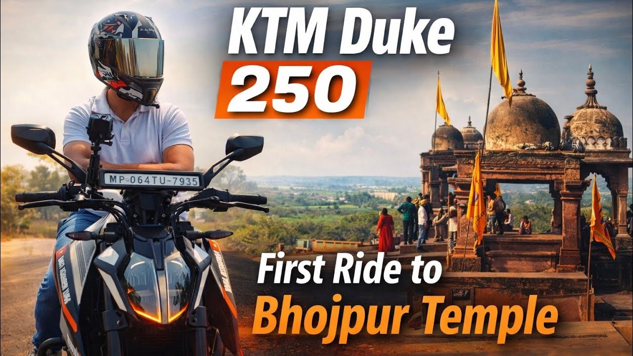 KTM Duke 250 First Ride to Bhojpur Temple | Epic Experience
