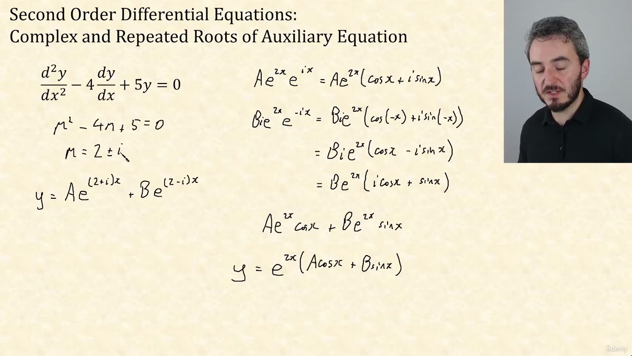 86 - 2nd Order Differential Equations Complex | CIE A Level Further Pure Mathematics 2 9231