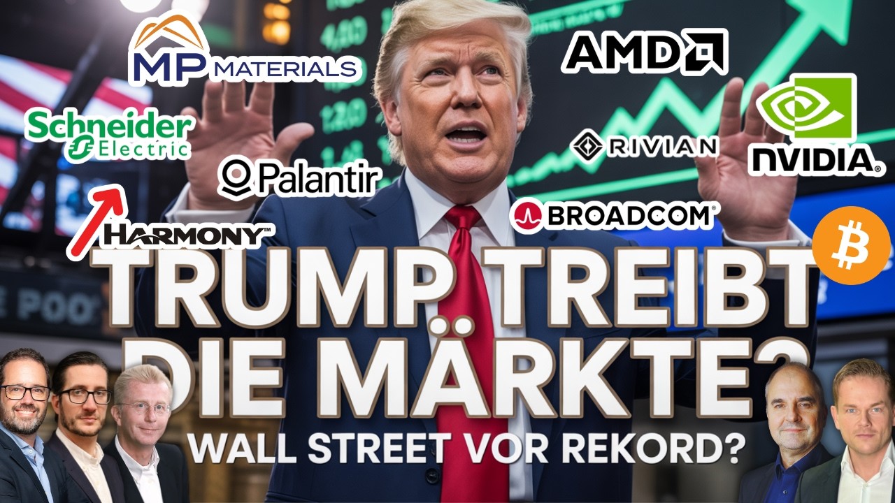 Trump-Euphorie an der Wall Street? Nvidia, AMD, Cameco, HarmonyGold, Bitcoin, SOFI, Rivian, Broadcom