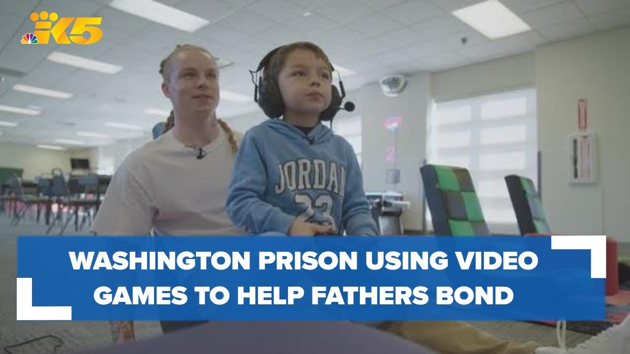 Washington state prison using video games to help incarcerated fathers bond with their kids