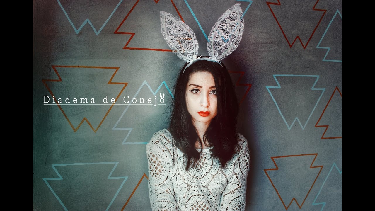 DIY: DIADEMA DE CONEJO |  LACE BUNNY EARS