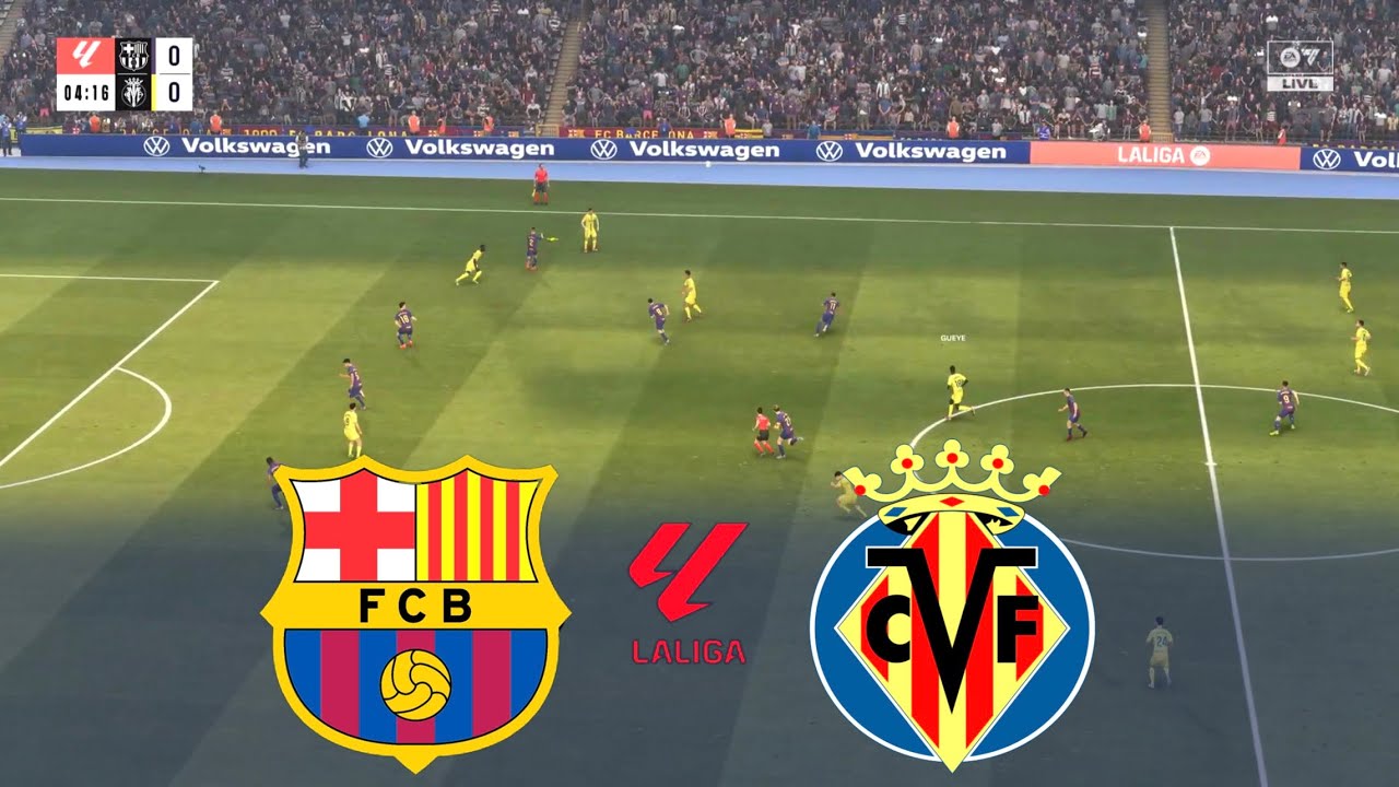 FC BARCELONA vs VILLARREAL | LALIGA 2025/26