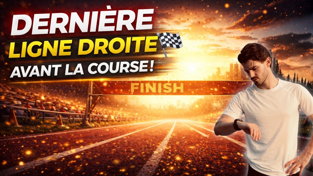 Quoi faire (et quoi éviter) 2 semaines avant ta course ??