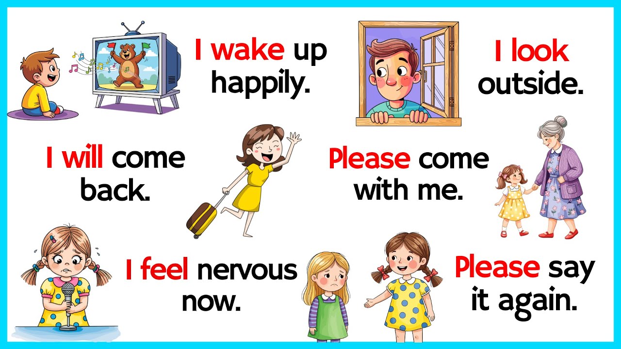 100 Common Daily Use English Sentences | Fun Learning Question Answers