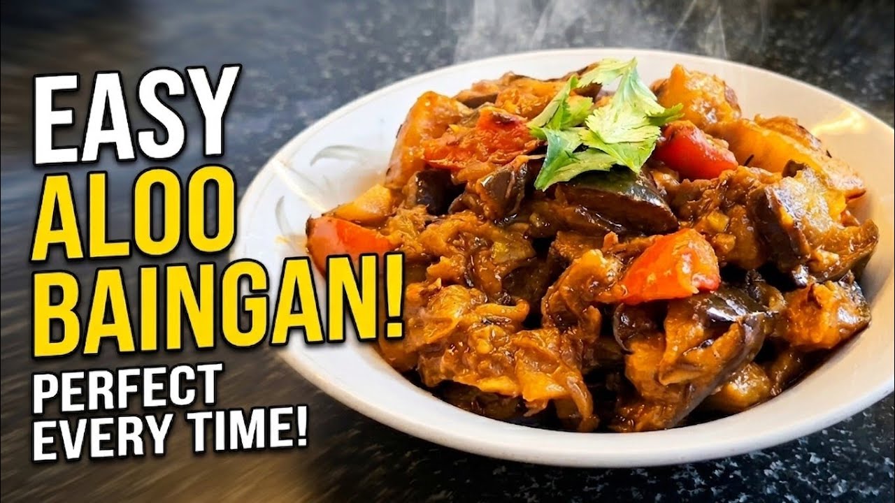 Aloo Baingan Ki Sabzi | Bilkul Dhaba Jaisa Swad 😍 | Easy & Quick Veg Recipe