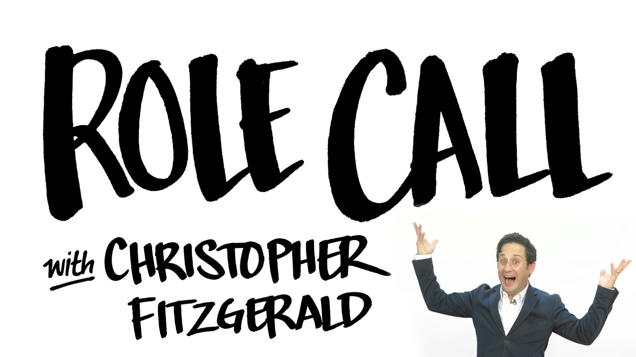 Role Call with Christopher Fitzgerald (WAITRESS, WICKED, CHICAGO, Williamstown Theatre Festival)
