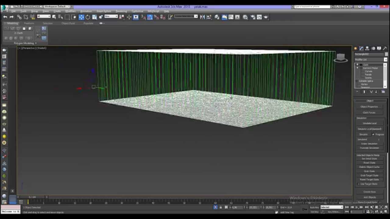 3dsmax tutorial model a pillow using cloth and garmentmaker [yastık modelleme]