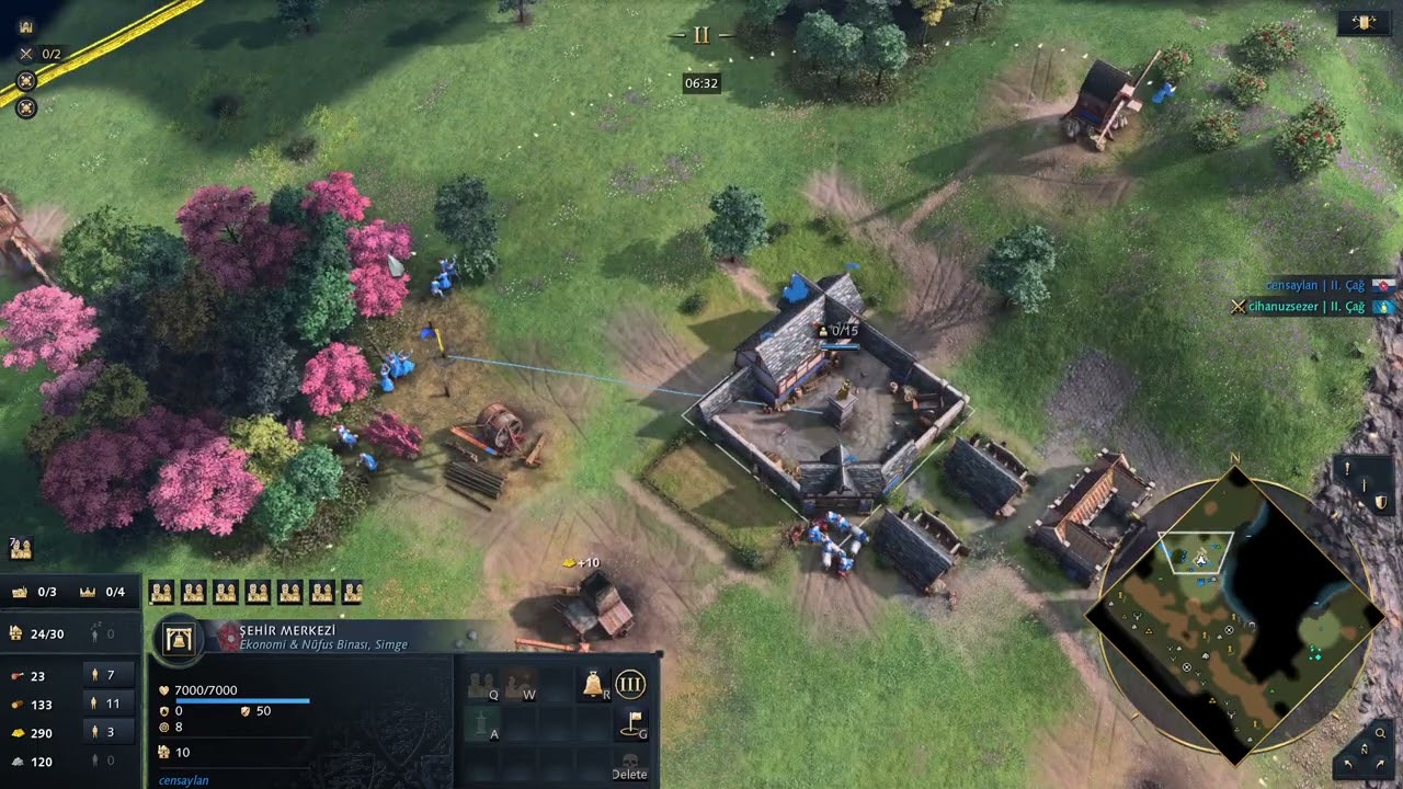 S10E44 Altın 1v1 Sıralı Oyun #aoe4 - Lancester vs Moğol - Mangudaylara karşı nasıl defans yapılır?
