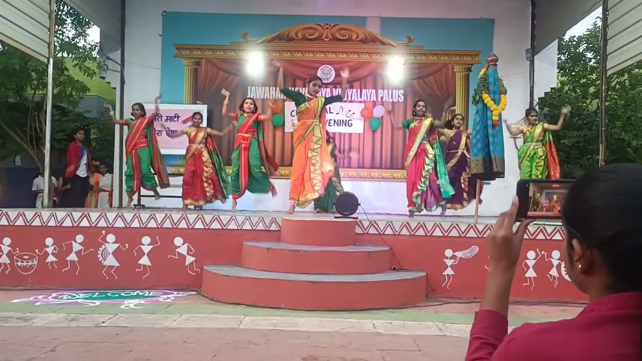 JAWAHAR NAVODAYA VIDYALAYA PALUS ,SANGLI INTER HOUSE VERIOUS CULTURE DANCE Udayagri Girls. D-11/8/23