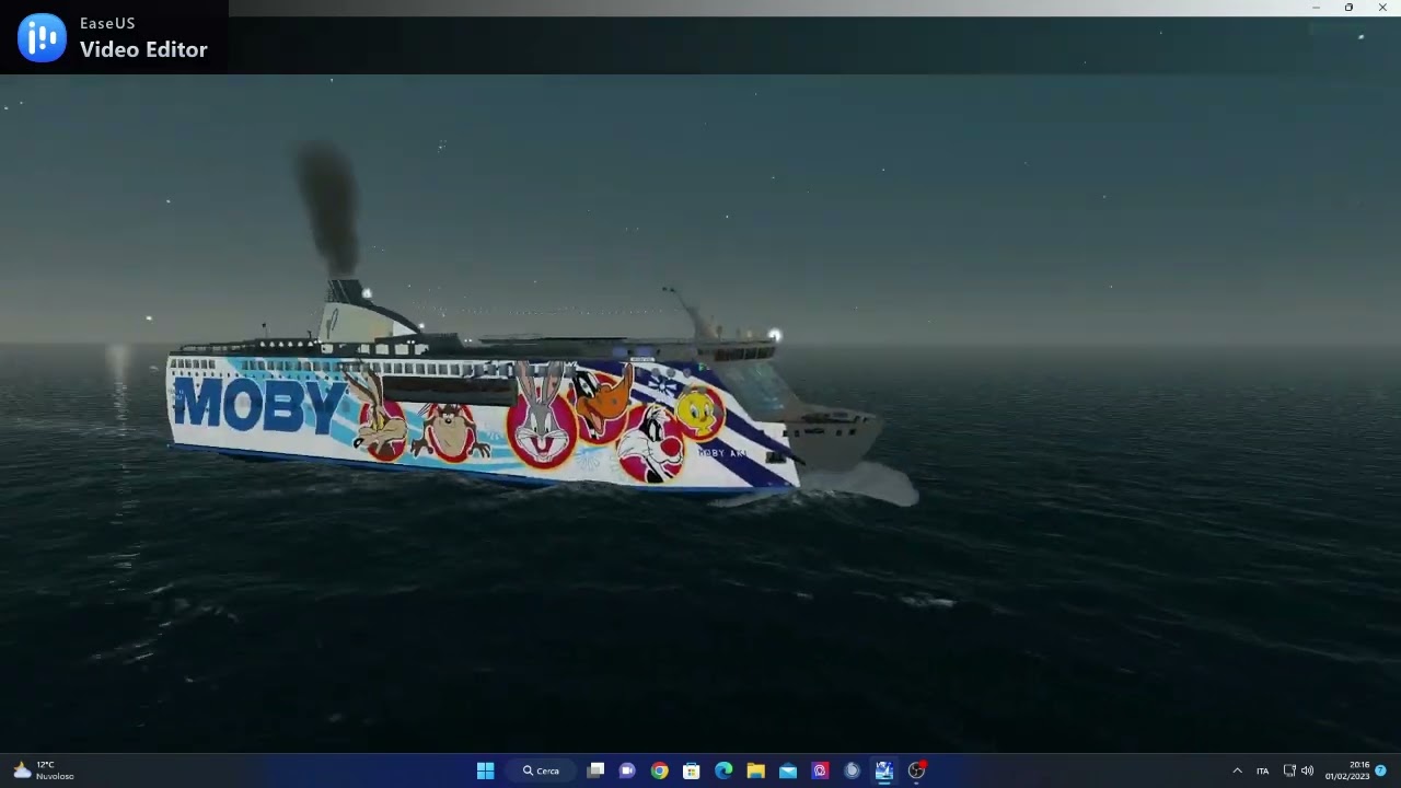 Tratta Genova-Olbia Moby Aki |Virtual Sailor NG |CAPITANO VIRTUALE