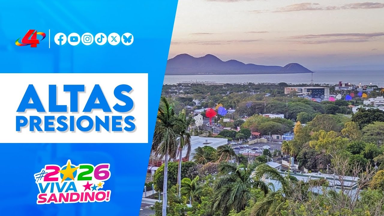 Clima: frente frío y altas presiones llegarán a Nicaragua 🌡️