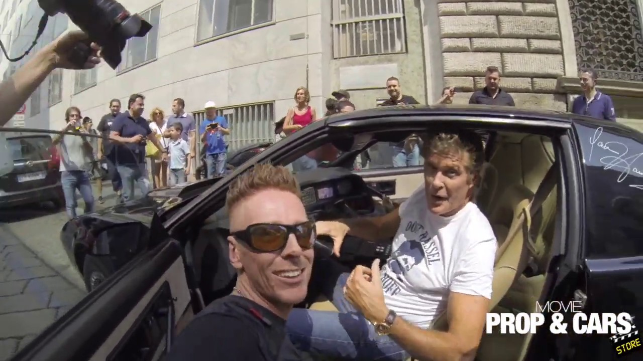 David Hasselhoff ospite allo Zoo di 105 (Backstage) con la nostra KITT
