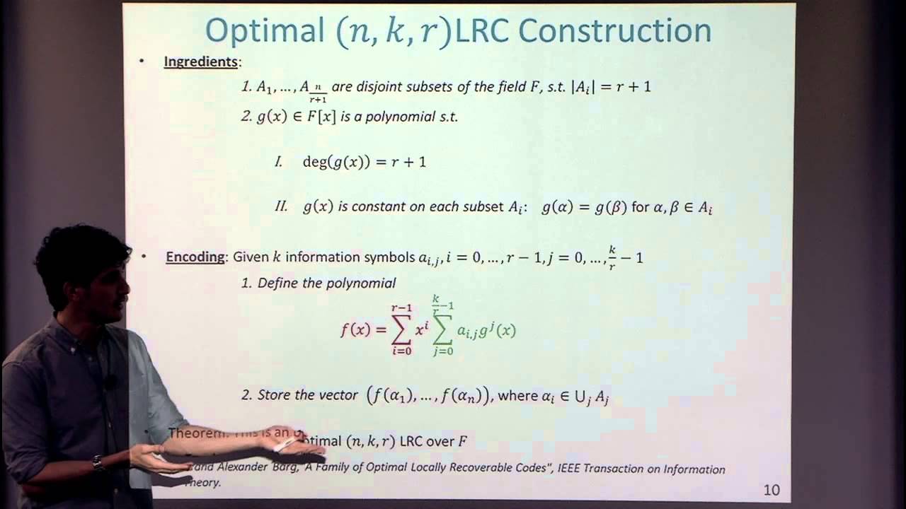 Locally Recoverable Code Constructions and Some Extensions