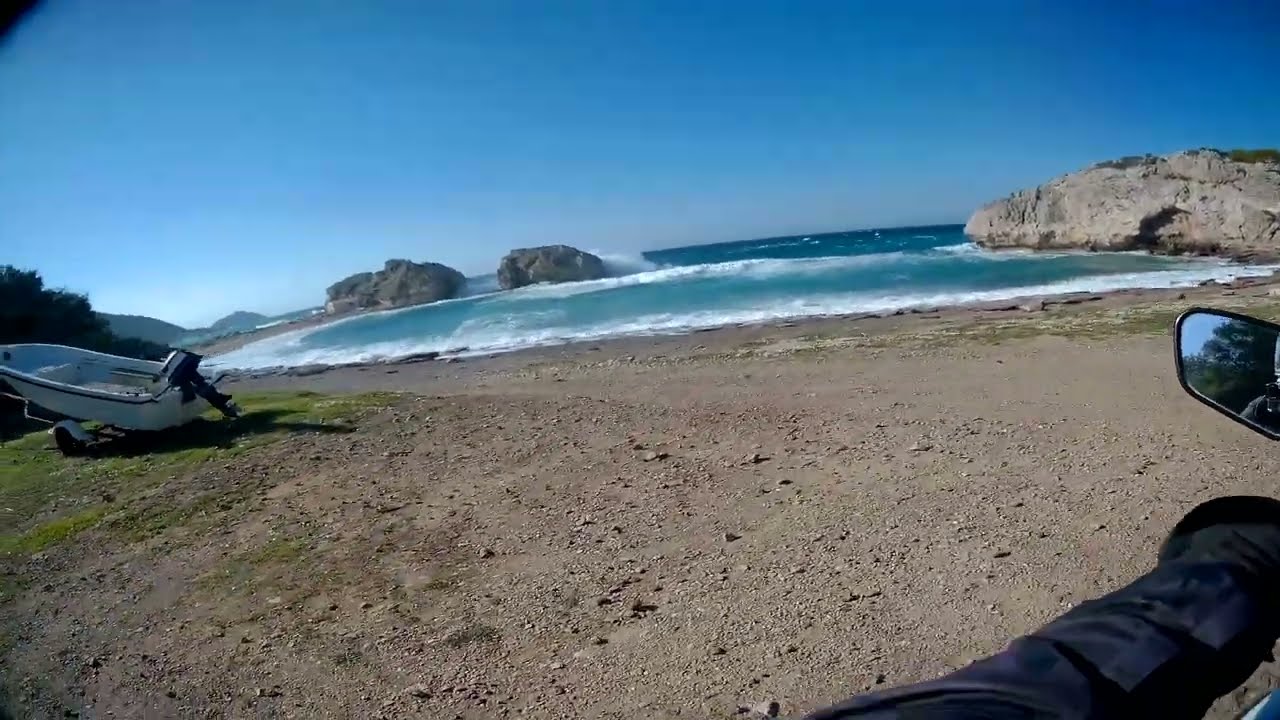 Honda NC700 Παραλία Μυλοκοπή off road