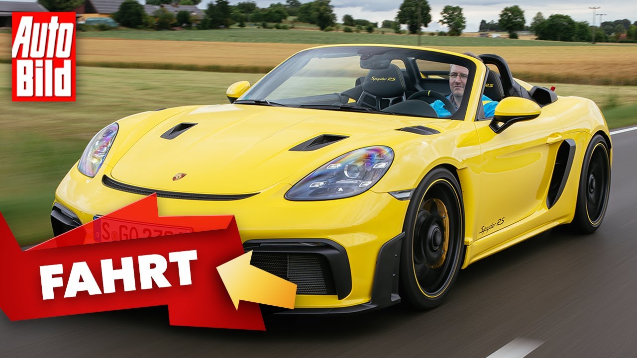 Porsche 718 Spyder RS (2023) | Offener Boxer mit 500 PS – ein letztes Mal Vierliter-Sauger |