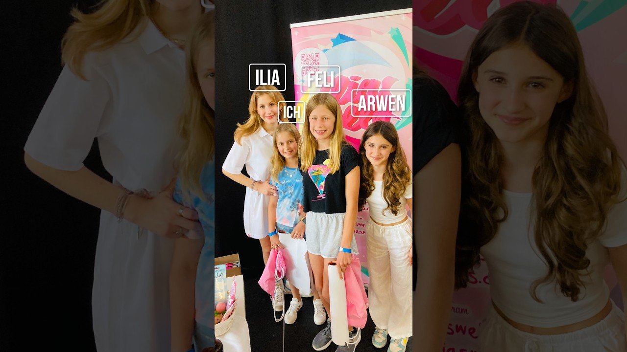 Feli & ich waren beim @IliasWelt Fantreffen 👧🏼👧🏼👧🏼👧🏽&hearts;️ #iliaswelt #fantreffen