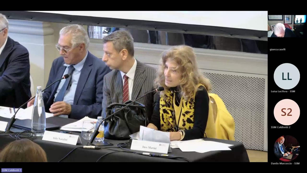 Marini Ines - Responsabile del corso per il Comitato Direttivo della SSM - Saluti Istituzionali