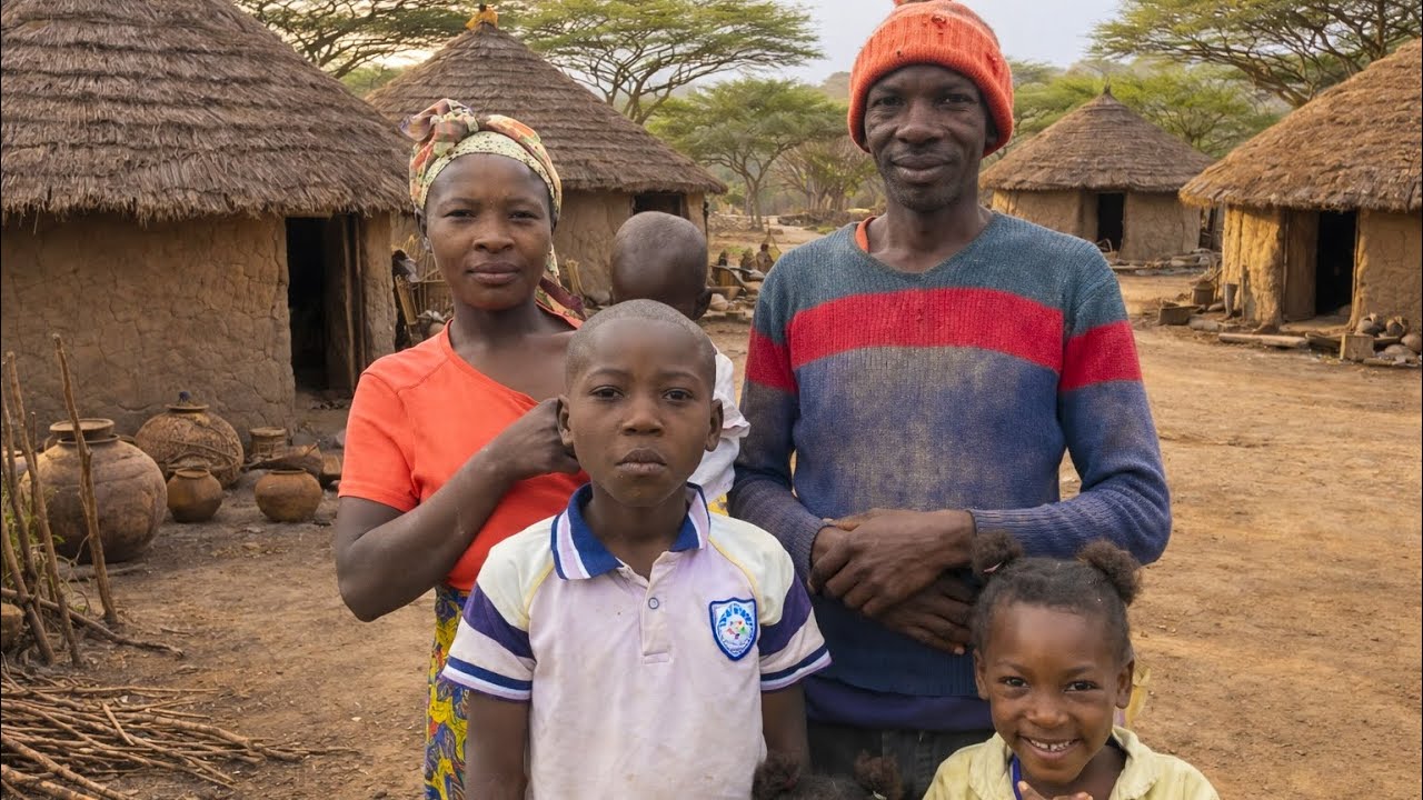 África: ASSIM É A VIDA DE UMA FAMÍLIA ALARGADA NO INTERIOR 