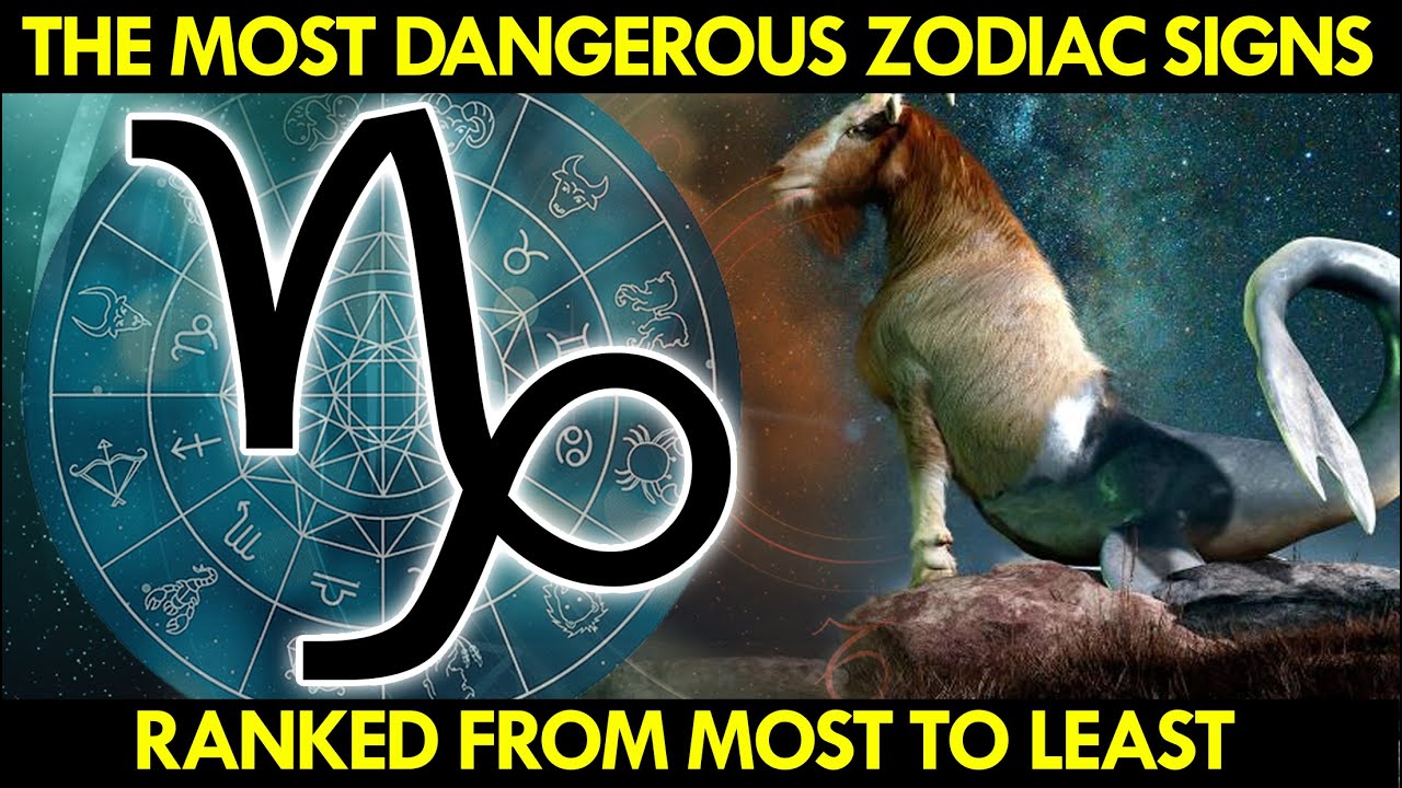 The most dangerous zodiac signs ranked from most to least | Thinking