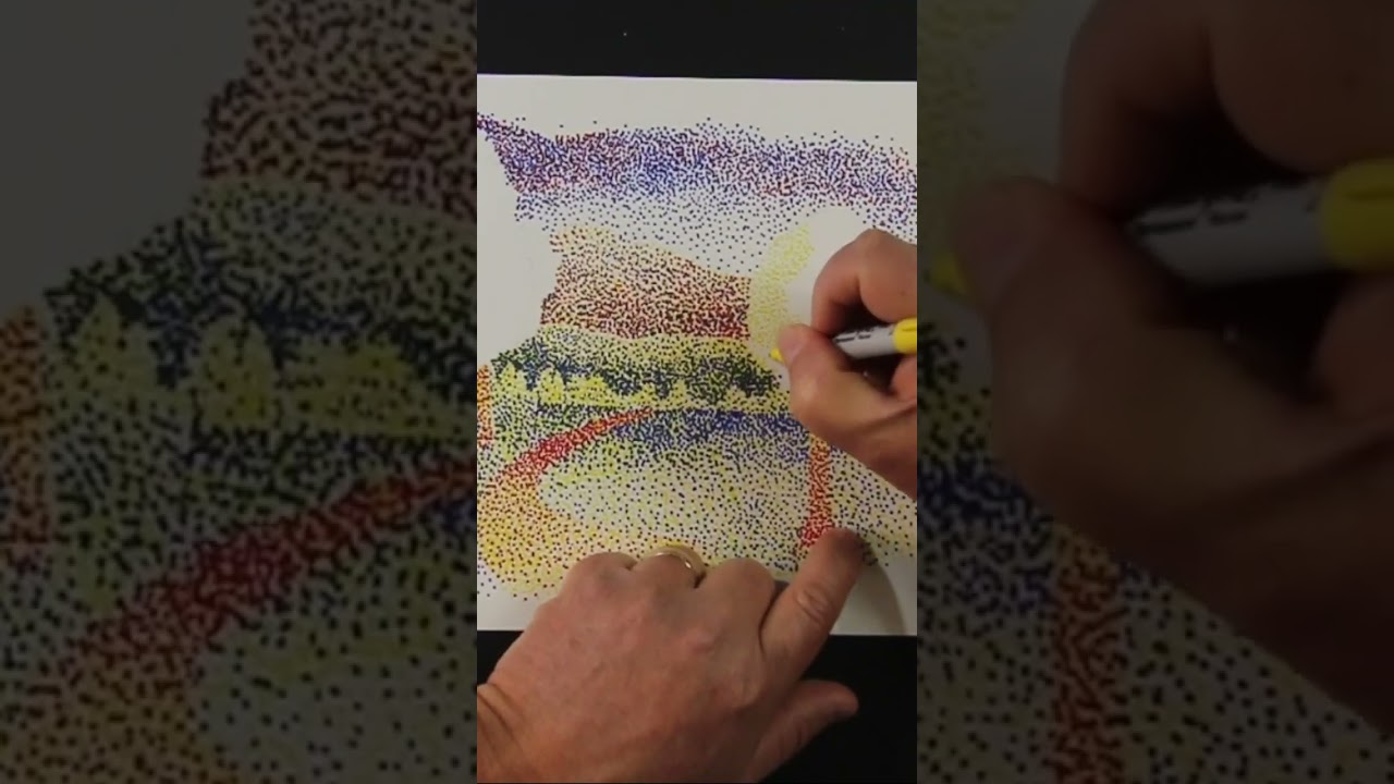 pointillism short #shorts