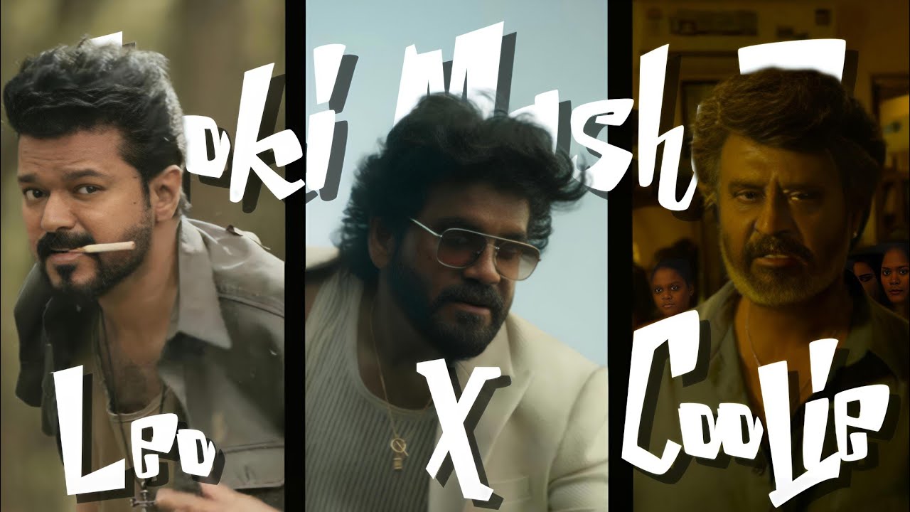 LEO × COOLIE 🐆🔥 | Vijay | Rajinikanth | Mass Mashup | Tamil Cinema Edit #trending #viralvideo #vijay