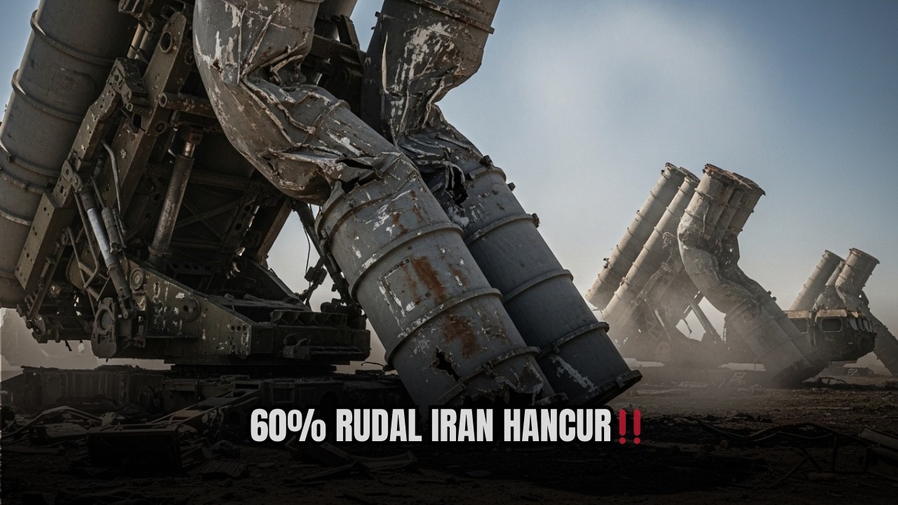 60% Rudal Iran Hancur‼️ Israel Kuasai Langit Teheran