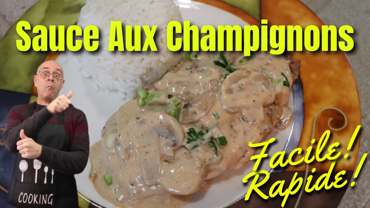 Comment faire une Sauce aux champignons recette facile et rapide.