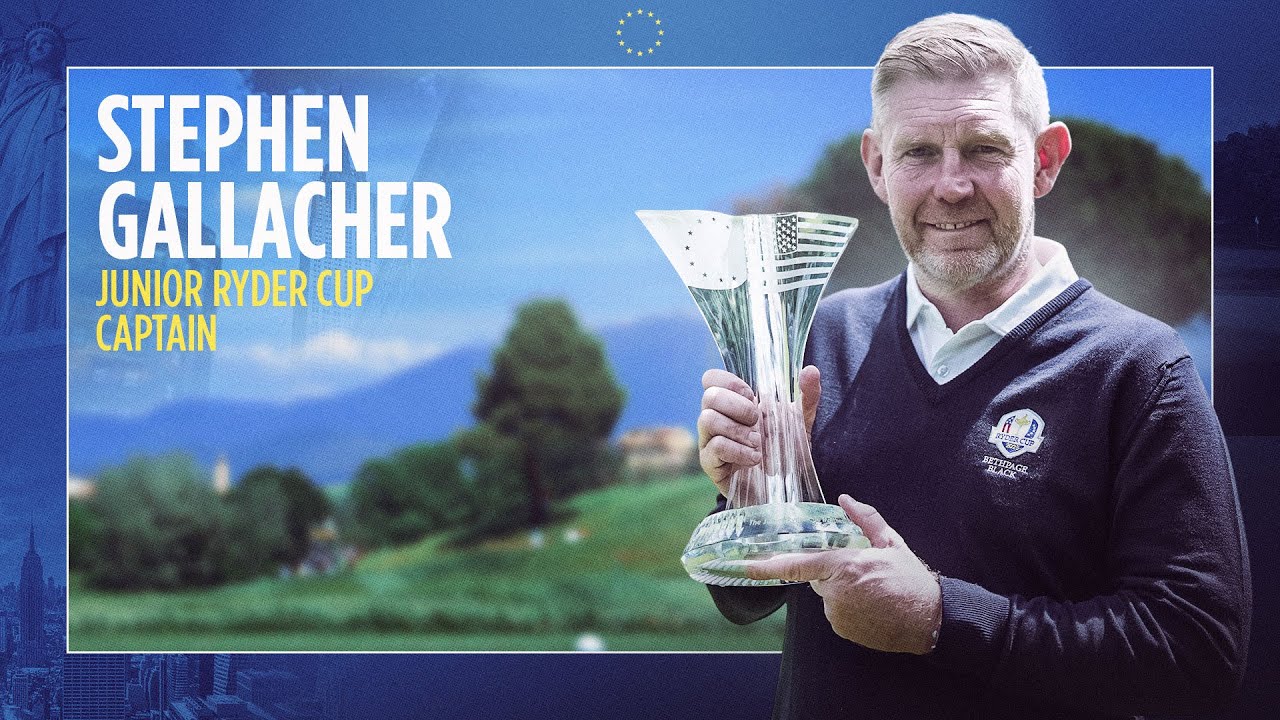 Stephen Gallacher Named 2025 European Junior Ryder Cup Captain