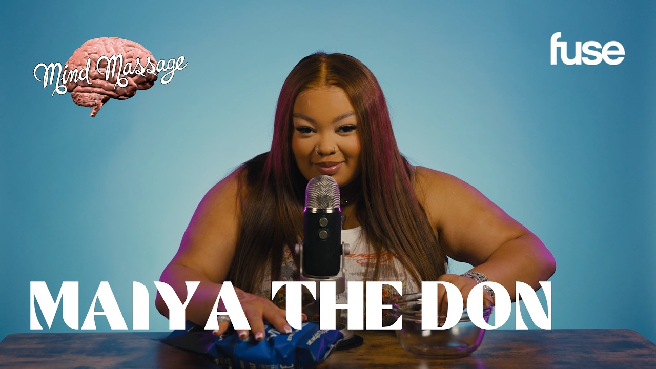 Maiya The Don Does ASMR with Sunflower Seeds, Talks Being a MUA, 