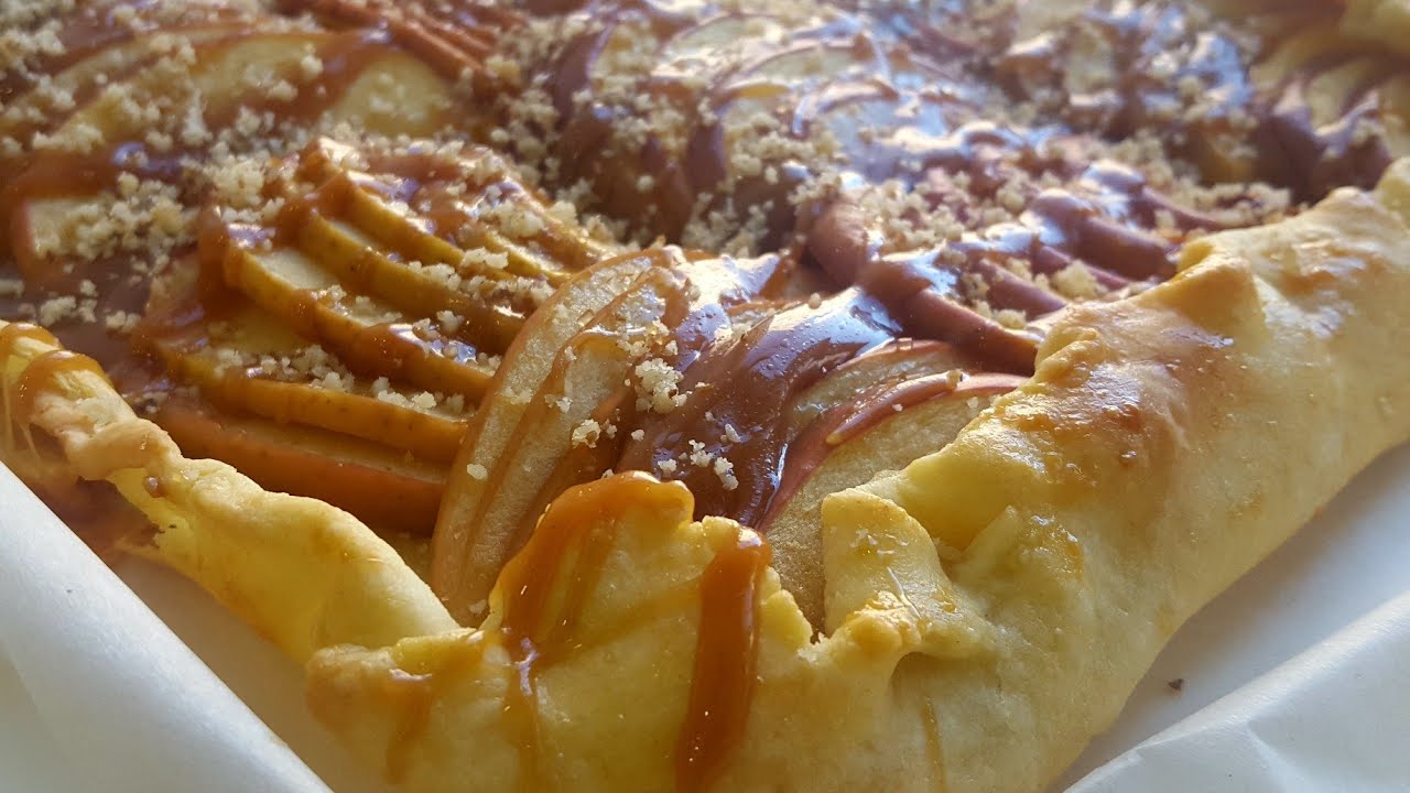 Творожная галета с яблоками🍎яблочная карамель🍎Apple galette
