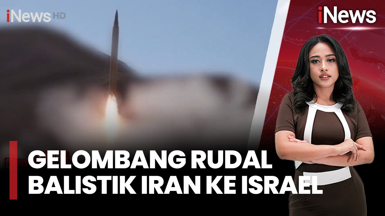 Gelombang Rudal Balistik Iran ke Israel, Rentetan Rudal Iran Dicegat Israel |iNews Sore (8/3)