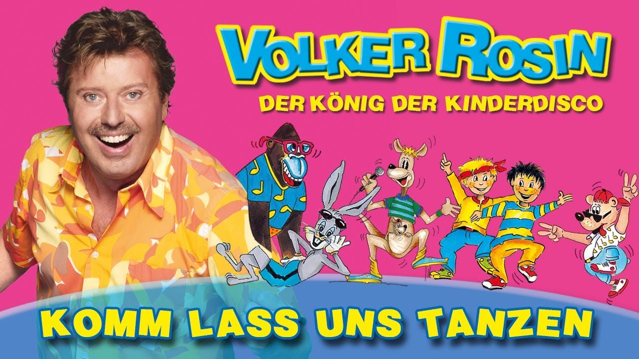Volker Rosin - Komm lass uns tanzen | Kika Tanzalarm | A E I O U | Kinderlieder